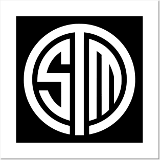 tsm Team SoloMid esports fan art white Posters and Art